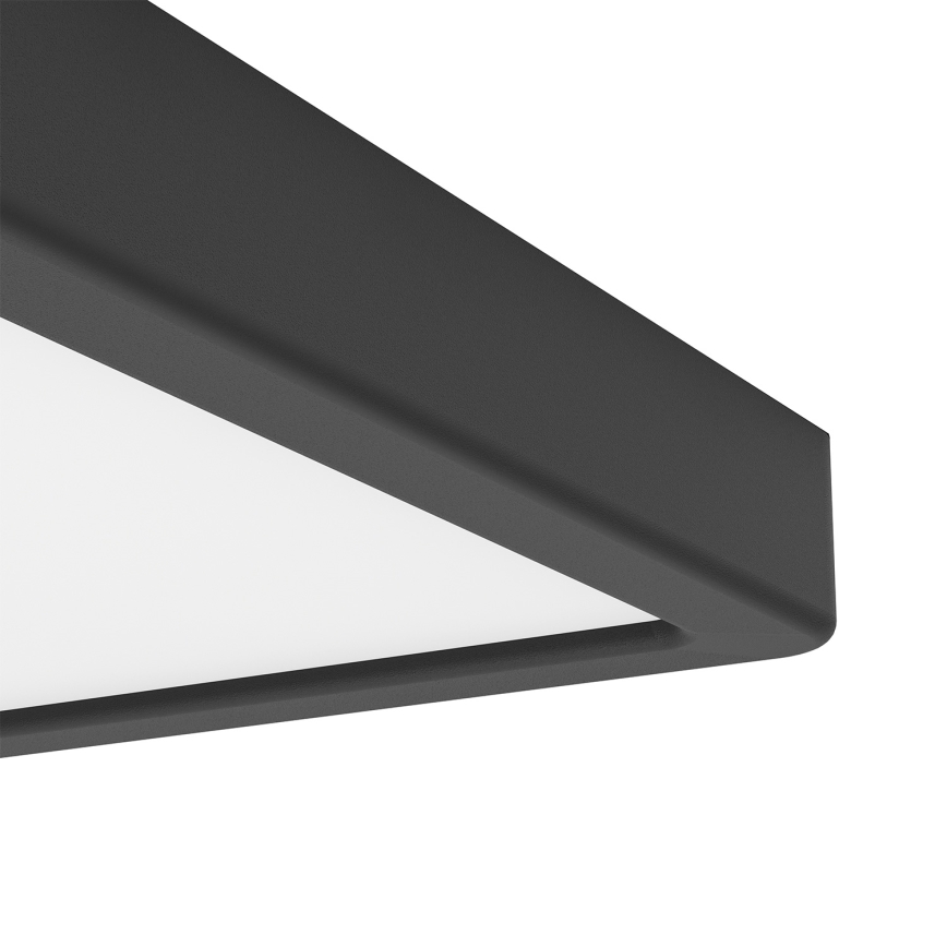 Eglo - Plafoniera LED RGBW dimmerabile per bagno LED/10,5W/230V 2700-6500K 22x22 cm IP44 nera