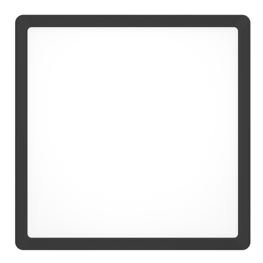 Eglo - LED RGBW, dimmbare Badezimmer-Deckenleuchte LED/13,5W/230V 2700-6500K 29,5x29,5 cm IP44 schwarz