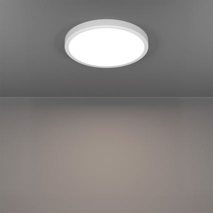 Eglo - LED RGBW dimmerabile plafoniera da soffitto per bagno LED/14,3W/230V 2700-6500K diam. 27,8 cm IP44 bianca
