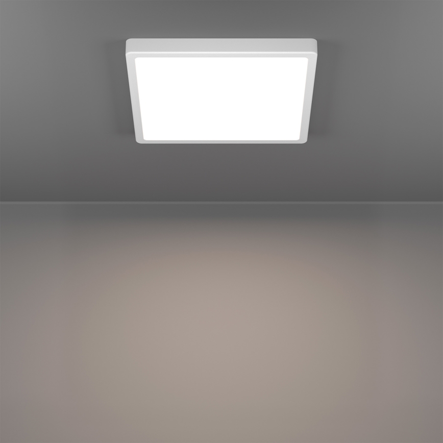 Eglo - Plafonnier LED RGBW dimmable pour salle de bains LED/13,5W/230V 2700-6500K 29,5x29,5 cm IP44 blanc