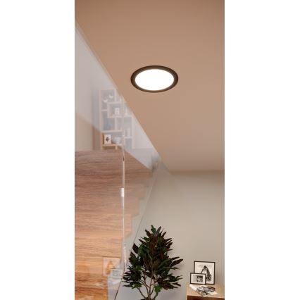 Eglo - Spot encastré LED/10,5W/230V 2700/4000/6500K diam. 16,8 cm noir