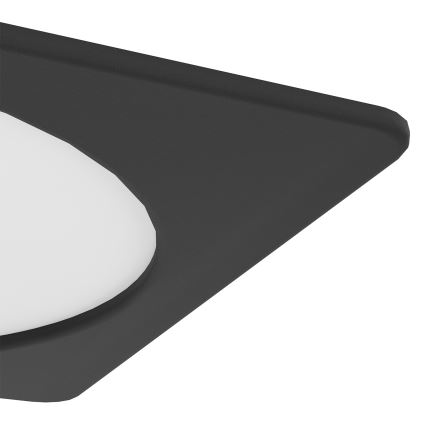 Eglo - Lampada da incasso LED/18,5W/230V 2700/4000/6500K 21,6x21,6 cm nero