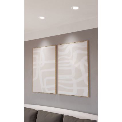 Eglo - Faretto da incasso LED/6,3W/230V 2700/4000/6500K Ø 11,9 cm bianco