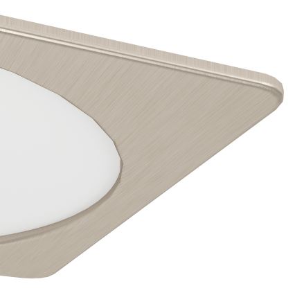 Eglo - Plafonnier LED encastré/18,5W/230V 2700/4000/6500K 21,6x21,6 cm chrome mat