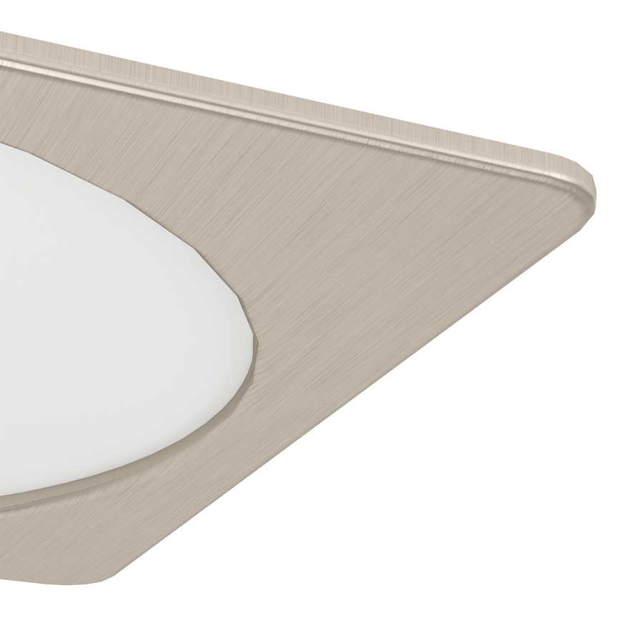 Eglo - Plafonnier LED encastré/18,5W/230V 2700/4000/6500K 21,6x21,6 cm chrome mat