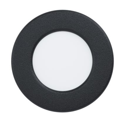 Eglo - Faretto da incasso per bagno LED/3,7W/230V 2700/4000/6500K Ø 8,8 cm IP44 nero