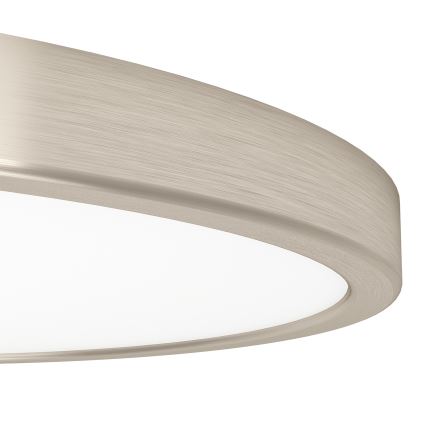 Eglo - Plafoniera da bagno LED RGBW dimmerabile LED/17,5W/230V 2700-6500K Ø 38,9 cm IP44 cromo opaco