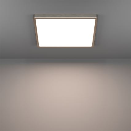 Eglo - Plafoniera da soffitto per bagno LED RGBW dimmerabile LED/17,8W/230V 2700-6500K 39x39 cm IP44 cromo opaco