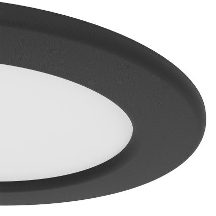 Eglo - Spot encastré LED RGBW gradable pour salle de bains LED/5W/230V 2700-6500K Ø 12 cm IP44 noir