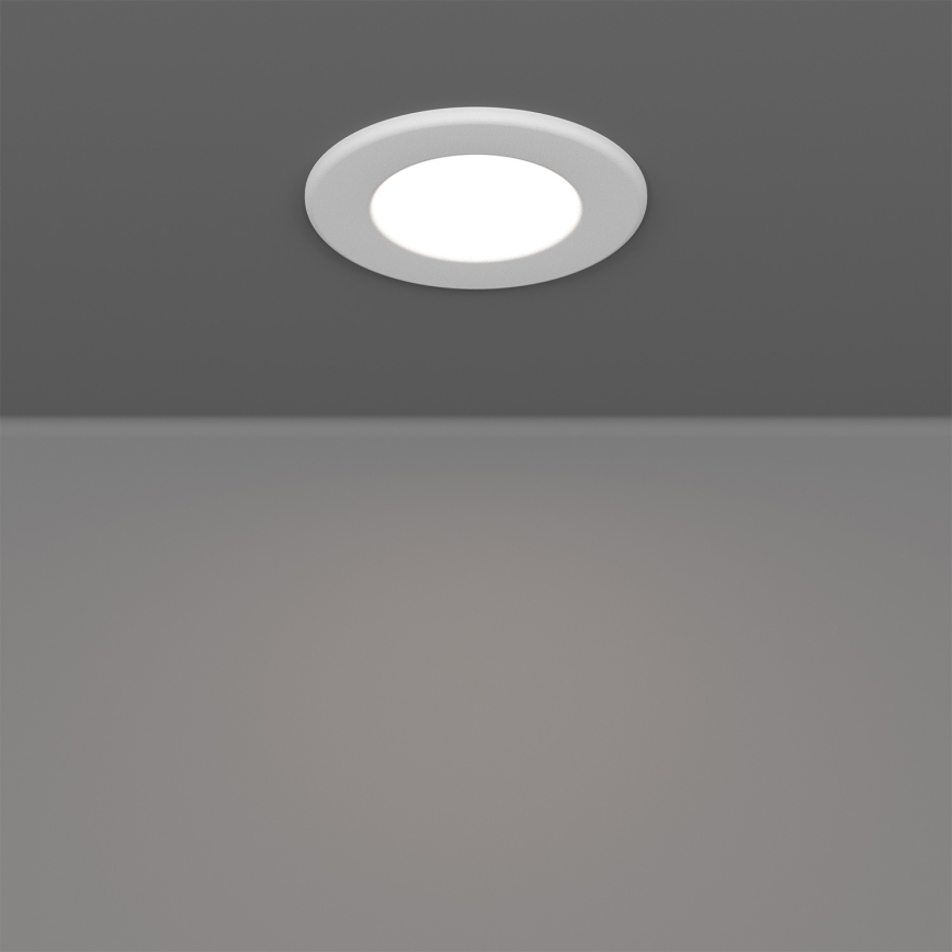 Eglo - Pack de 3 spots encastrés LED RGBW gradables pour salle de bains LED/2,8W/230V 2700-6500K Ø 8,8 cm IP44 blanc