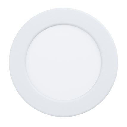 Eglo - Faretto da incasso per bagno LED RGBW dimmerabile, 5W, 230V, 2700-6500K, Ø 12 cm, IP44, bianco