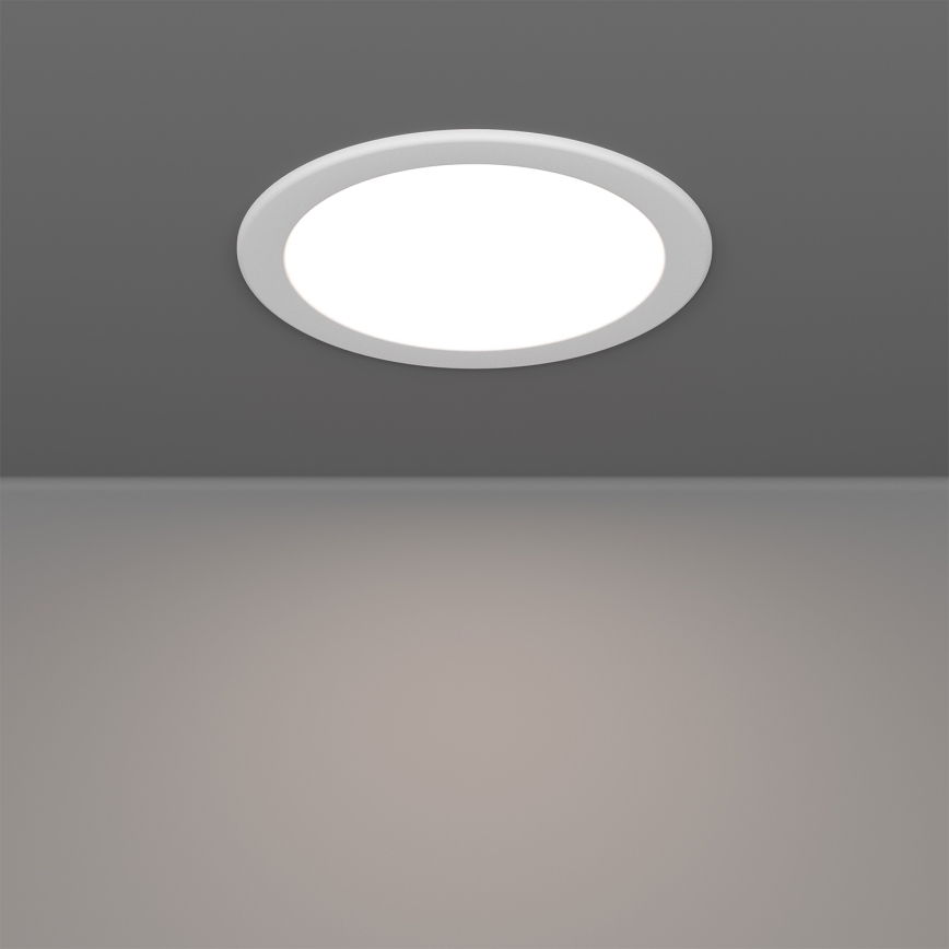 Eglo - LED RGBW dimmbar Badezimmer-Einbauleuchte LED/9,5W/230V 2700-6500K Ø 16,8 cm IP44 weiß