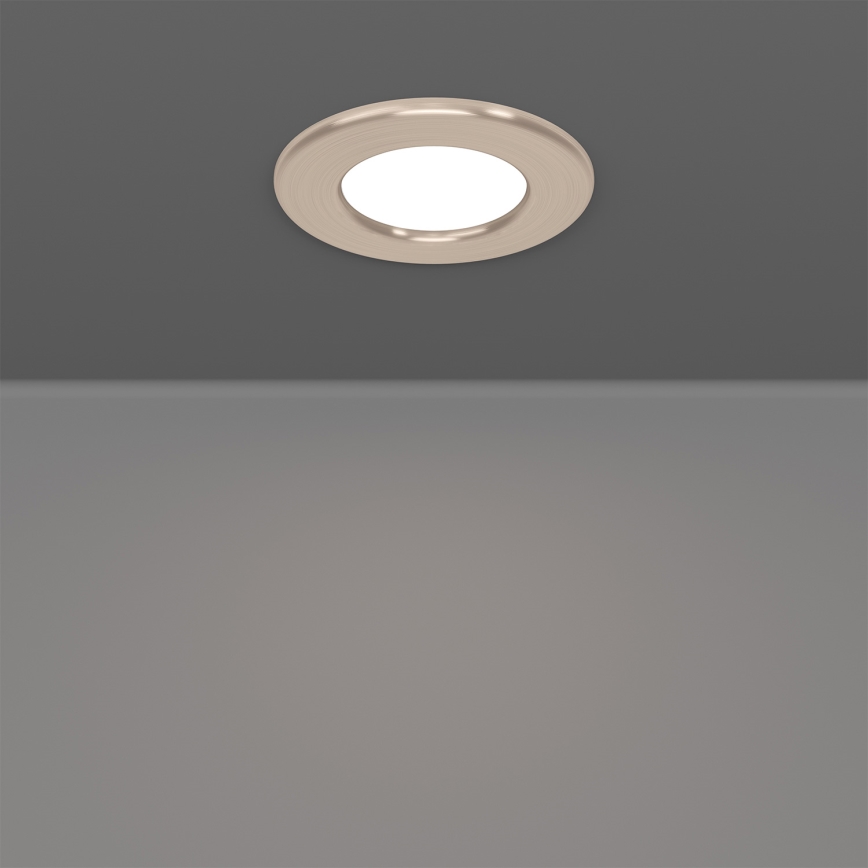 Eglo - Ensemble de 3 spots encastrés LED RGBW dimmables pour salle de bains LED 2,8 W / 230 V 2700–6500 K Ø 8,8 cm IP44 chrome mat