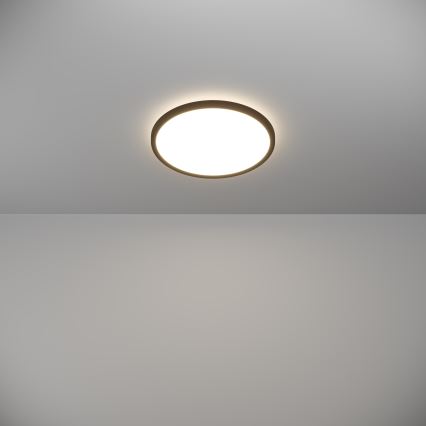 Eglo - Plafoniera LED da esterno LED/13,9W/230V 2700/4000/6500K diametro 30 cm IP44 nero