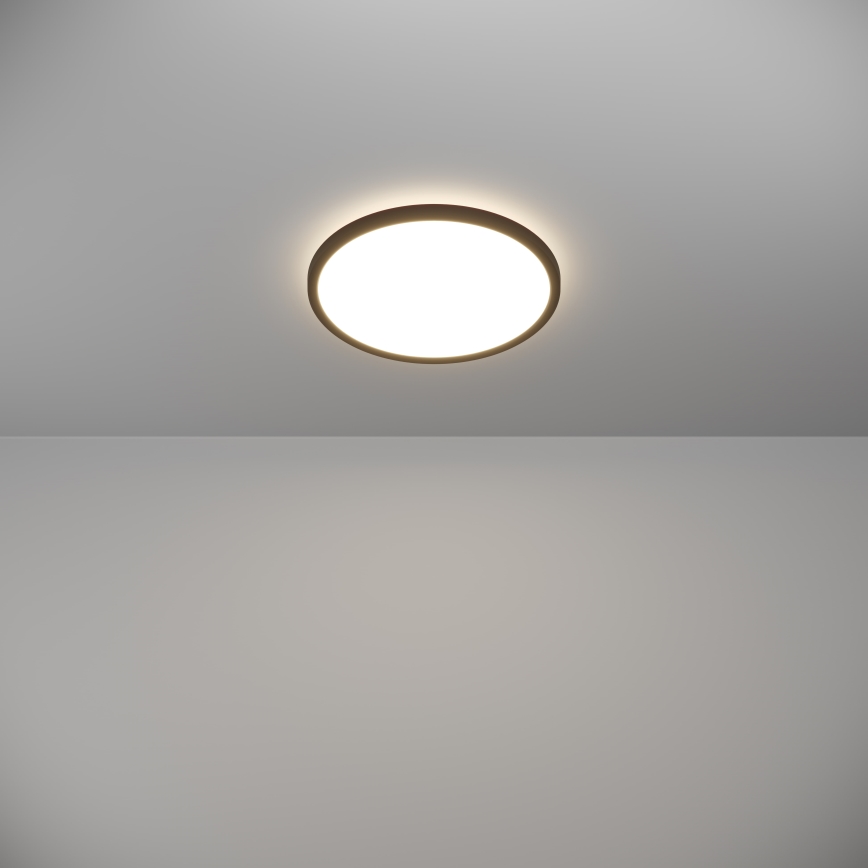 Eglo - Plafoniera LED da esterno LED/13,9W/230V 2700/4000/6500K diametro 30 cm IP44 nero