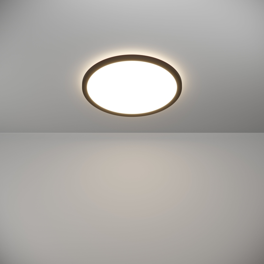 Eglo - Plafoniera LED da bagno LED/18,5W/230V 2700K/4000K/6500K diametro 38,9 cm IP44 nero
