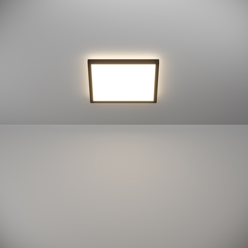 Eglo - Plafoniera LED da esterno LED/13,4W/230V 2700/4000/6500K 29x29 cm IP44 nero
