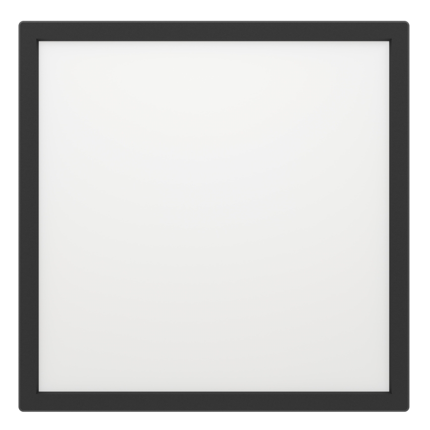 Eglo - Plafonnier extérieur LED/13,4W/230V 2700/4000/6500K 29x29 cm IP44 noir