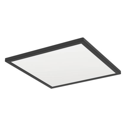 Eglo - LED Badezimmer-Deckenleuchte LED/17,6W/230V 2700/4000/6500K 39x39 cm IP44 Schwarz