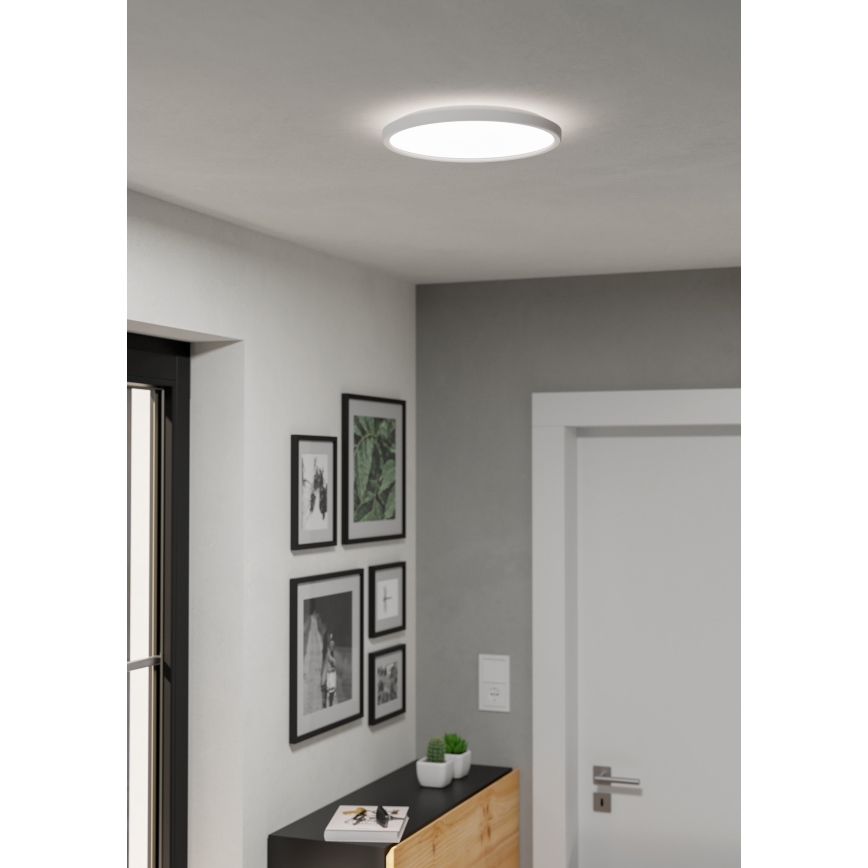 Eglo - Plafoniera LED da esterno LED/13,9W/230V 2700/4000/6500K diametro 30 cm IP44 bianco