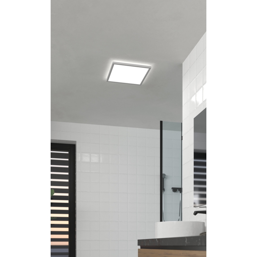 Eglo - LED-Deckenleuchte für Badezimmer LED/17,6W/230V 2700K/4000K/6500K 39x39 cm IP44 weiß