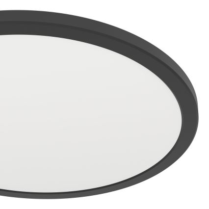 Eglo - Plafonnier extérieur à intensité variable LED/18,5W/230V 2700-6500K d. 38,9 cm IP44 noir + télécommande