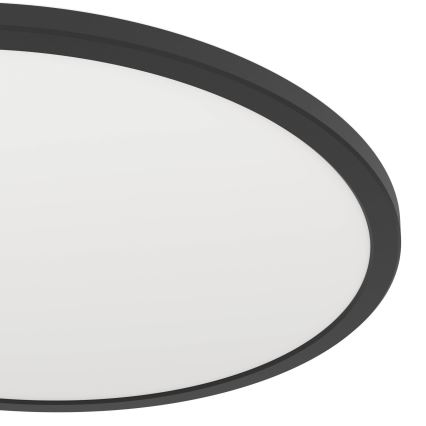 Eglo - Dimmbare LED-Outdoor-Deckenleuchte LED/16,8W/230V 2700-6500K d 50 cm IP44 schwarz + Fernbedienung