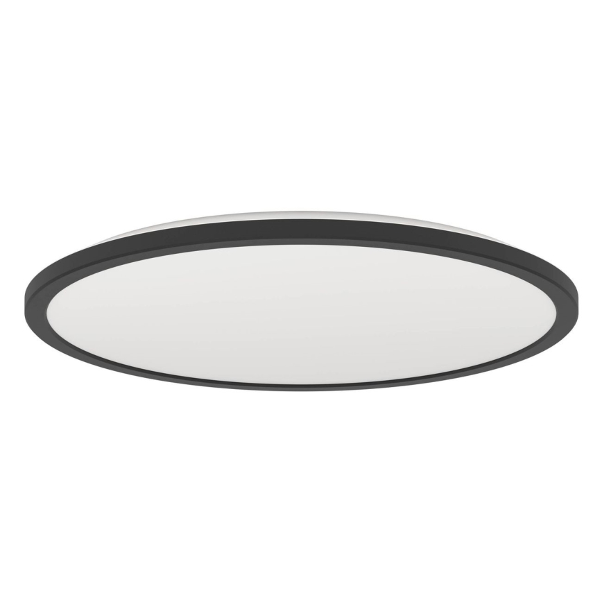 Eglo - Plafonnier extérieur à intensité variable LED/16,8W/230V 2700-6500K d. 50 cm IP44 noir + télécommande