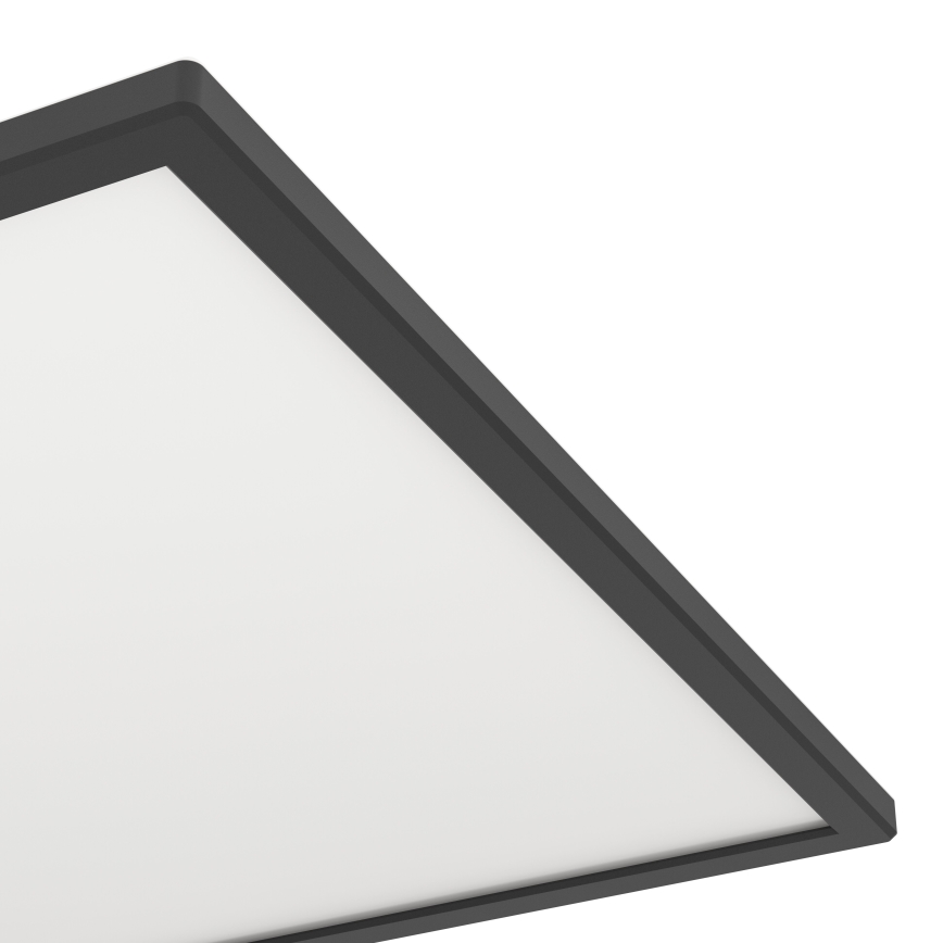 Eglo 901457 - LED Dimmerabile per esterni soffitto chiaro LED/17W/230V 2700-6500K 50x50 cm IP44 nero + telecomando