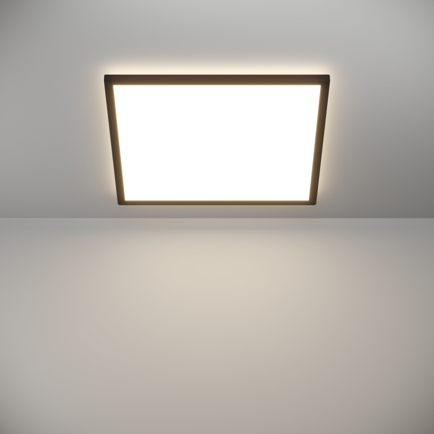 Eglo 901457 - LED Dimmerabile per esterni soffitto chiaro LED/17W/230V 2700-6500K 50x50 cm IP44 nero + telecomando