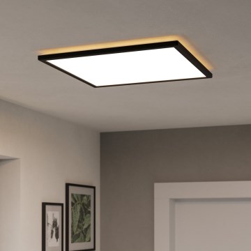 Eglo 901457 - LED Dimmerabile per esterni soffitto chiaro LED/17W/230V 2700-6500K 50x50 cm IP44 nero + telecomando