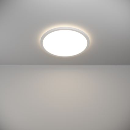 Eglo - Plafonnier extérieur à intensité variable LED/18,5W/230V 2700-6500K d. 38,9 cm IP44 blanc + télécommande