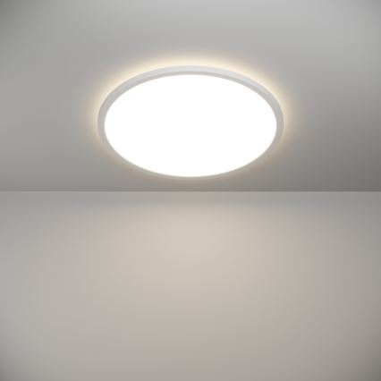Eglo - LED Dimmerabile per esterni soffitto chiaro LED/16,8W/230V 2700-6500K diametro 50 cm IP44 bianco + telecomando