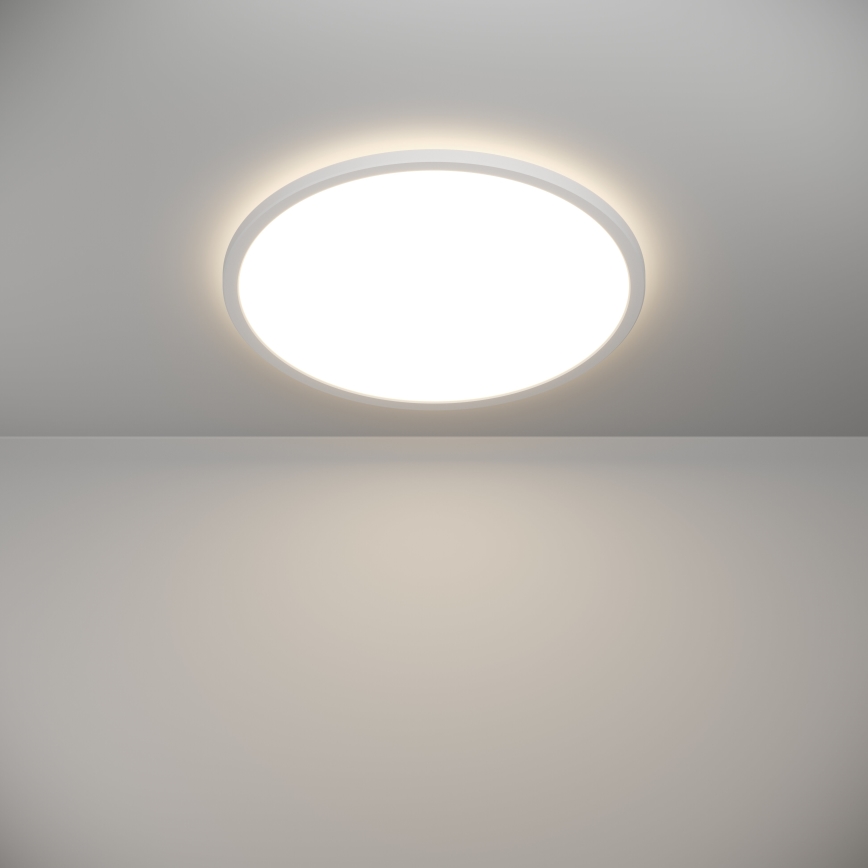 Eglo - LED Dimmerabile per esterni soffitto chiaro LED/16,8W/230V 2700-6500K diametro 50 cm IP44 bianco + telecomando