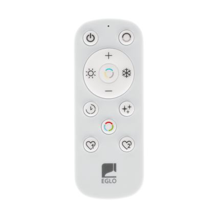 Eglo - Dimmbare LED-Outdoor-Deckenleuchte LED/17W/230V 2700-6500K 50x50 cm IP44 weiß + Fernbedienung