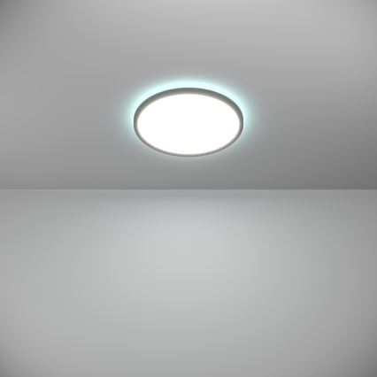 Eglo - LED RGBW Dimmerabile per esterni soffitto chiaro LED/13,9W/230V 2700-6500K diametro 30 cm IP44 nero ZigBee