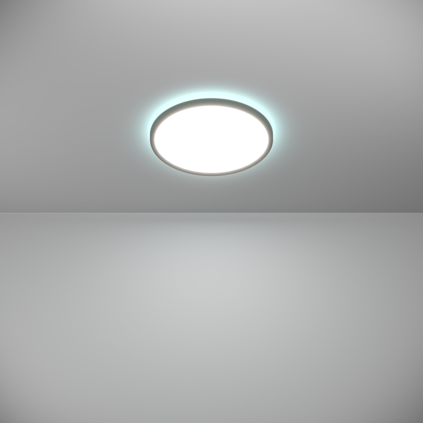 Eglo - LED RGBW Dimmerabile per esterni soffitto chiaro LED/13,9W/230V 2700-6500K diametro 30 cm IP44 nero ZigBee