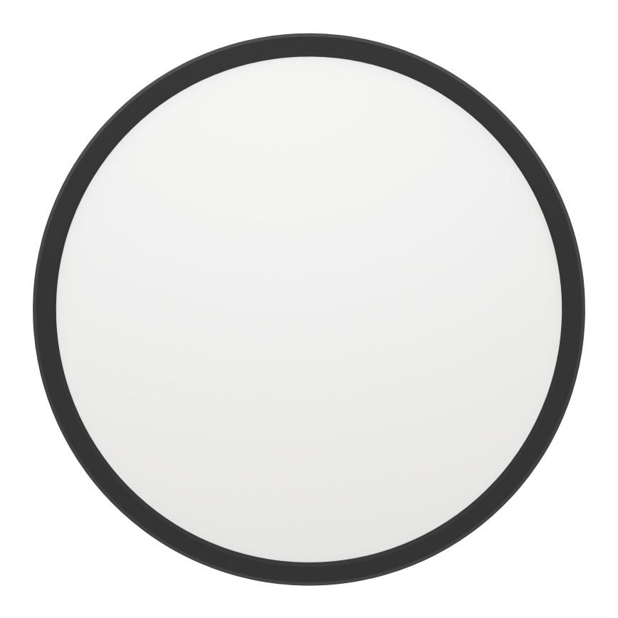 Eglo - Plafonnier extérieur RGBW à intensité variable LED/13,9W/230V 2700-6500K d. 30 cm IP44 noir ZigBee