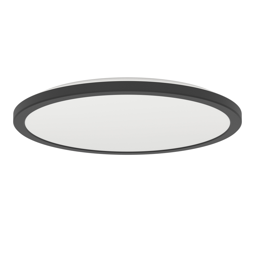 Eglo - Plafonnier extérieur RGBW à intensité variable LED/18,5W/230V 2700-6500K d. 38,9cm IP44 noir ZigBee