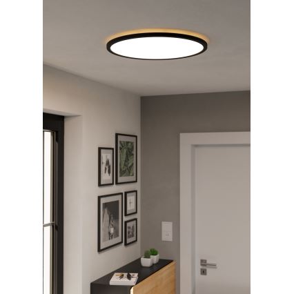Eglo - Dimmbare LED-RGBW-Outdoor-Deckenleuchte LED/16,8W/230V 2700-6500K d 50 cm IP44 schwarz ZigBee