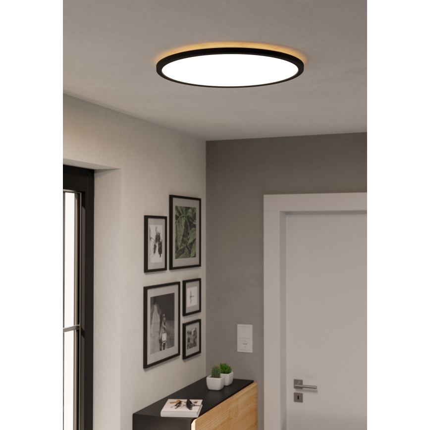 Eglo - Dimmbare LED-RGBW-Outdoor-Deckenleuchte LED/16,8W/230V 2700-6500K d 50 cm IP44 schwarz ZigBee