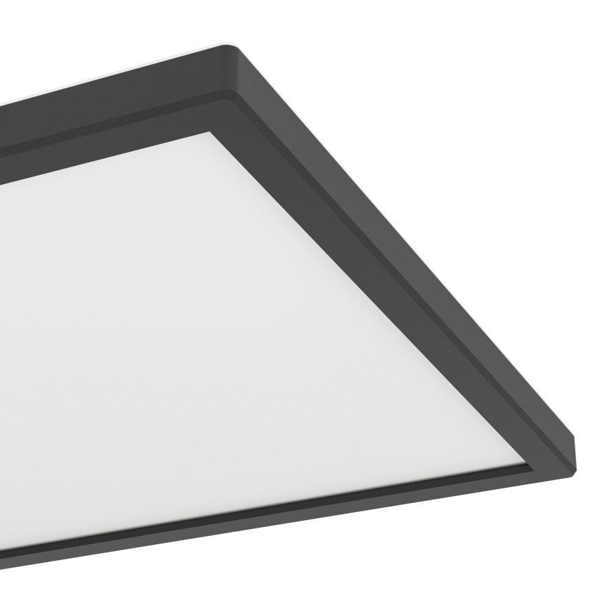 Eglo - LED RGBW Dimmerabile per esterni soffitto chiaro LED/13,4W/230V 2700-6500K 29x29 cm IP44 nero