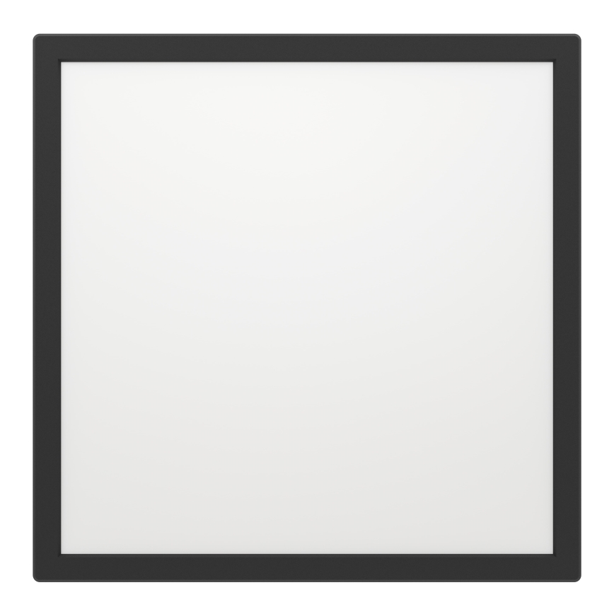 Eglo - Dimmbare LED-RGBW-Deckenleuchte für Badezimmer LED/17,6W/230V 2700-6500K 39x39 cm IP44 schwarz ZigBee