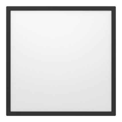 Eglo - LED RGBW Dimmerabile per esterni soffitto chiaro LED/17W/230V 2700-6500K 50x50cm IP44 nero ZigBee