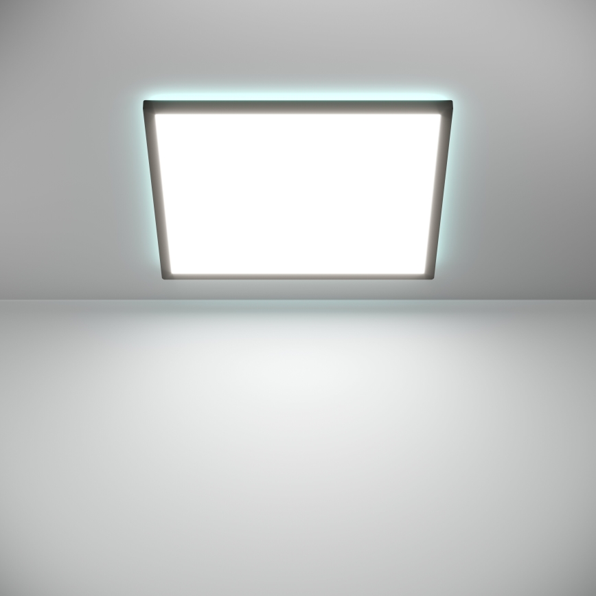 Eglo - LED RGBW Dimmerabile per esterni soffitto chiaro LED/17W/230V 2700-6500K 50x50cm IP44 nero ZigBee