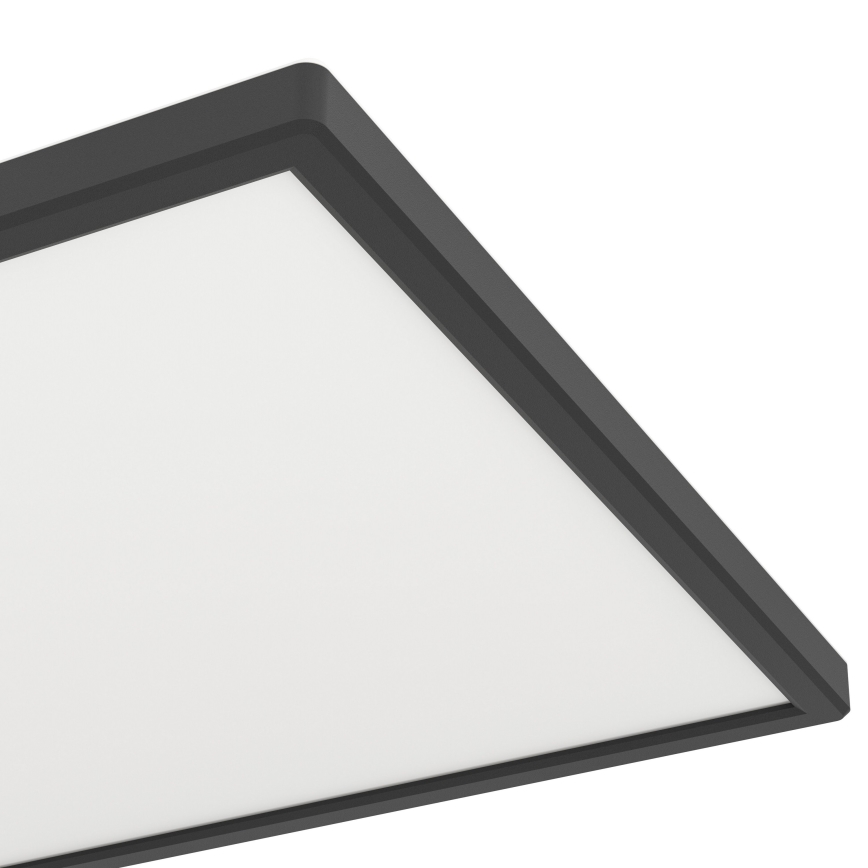 Eglo - Plafonnier extérieur RGBW à intensité variable LED/17,2W/230V 2700-6500K 30x57cm IP44 noir ZigBee