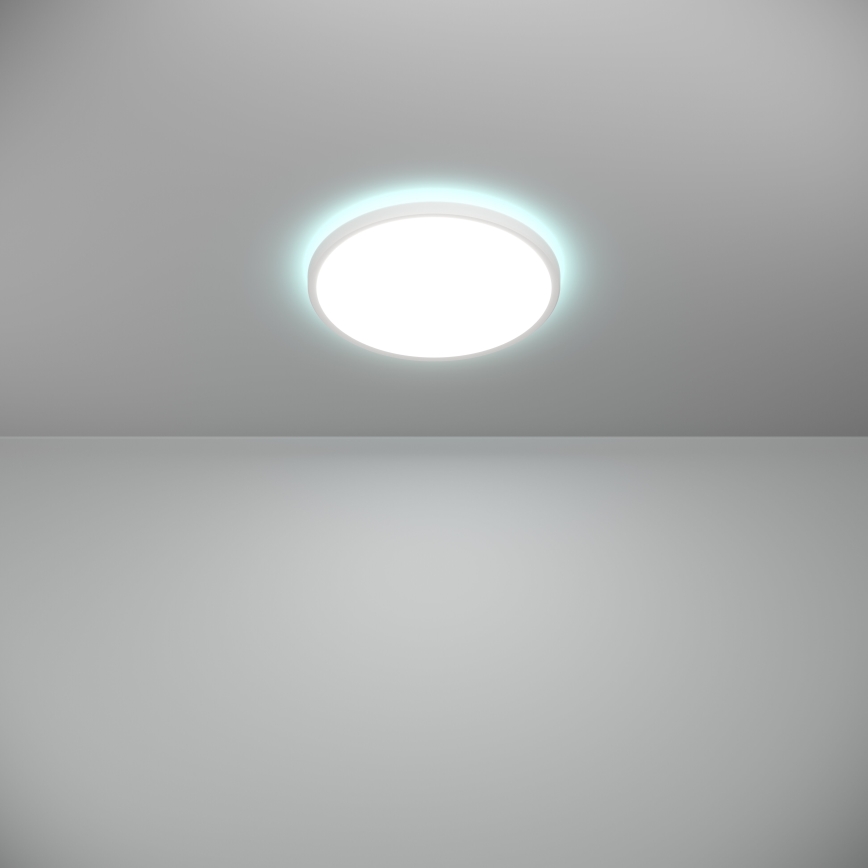 Eglo - Dimmbare LED-RGBW-Deckenleuchte für Badezimmer LED/13,9W/230V 2700-6500K d 30 cm IP44 weiß ZigBee