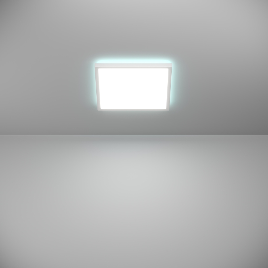Eglo - LED RGBW Dimmerabile per esterni soffitto chiaro LED/13,4W/230V 2700-6500K 29x29 cm IP44 bianco ZigBee