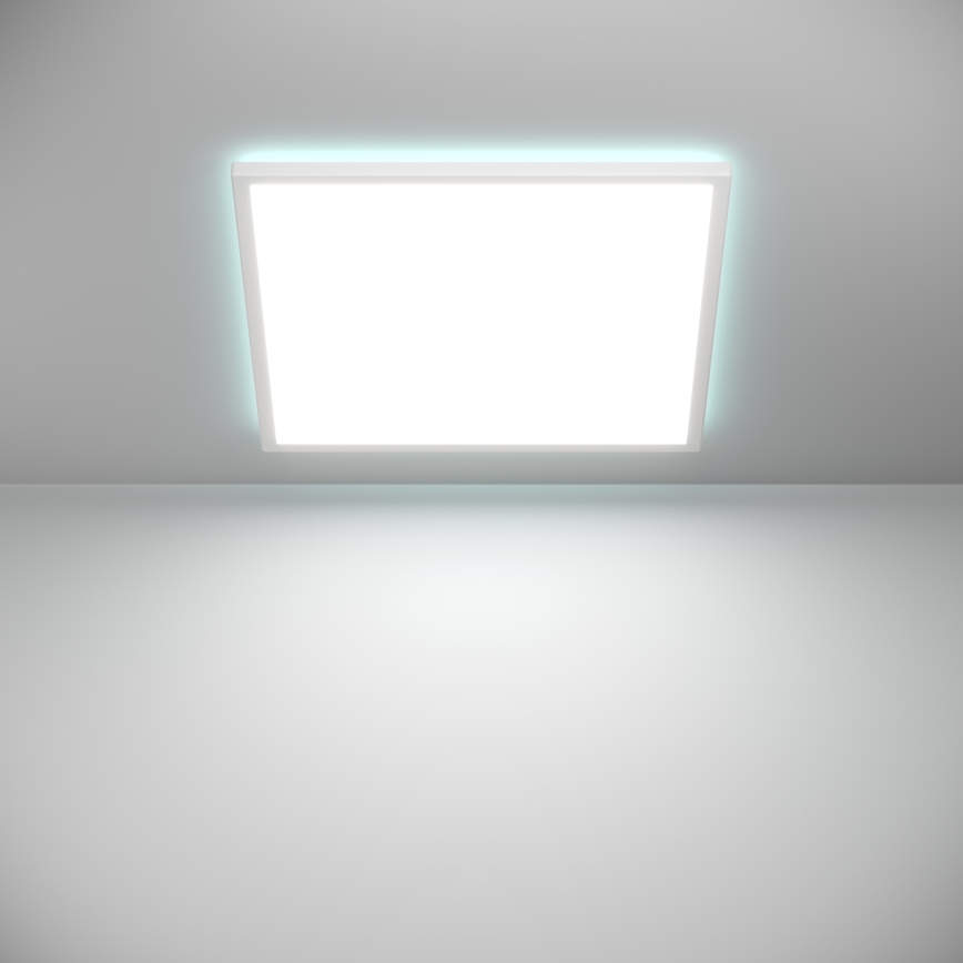 Eglo - LED RGBW Dimmerabile per esterni soffitto chiaro LED/17W/230V 2700-6500K 50x50 cm IP44 bianco ZigBee