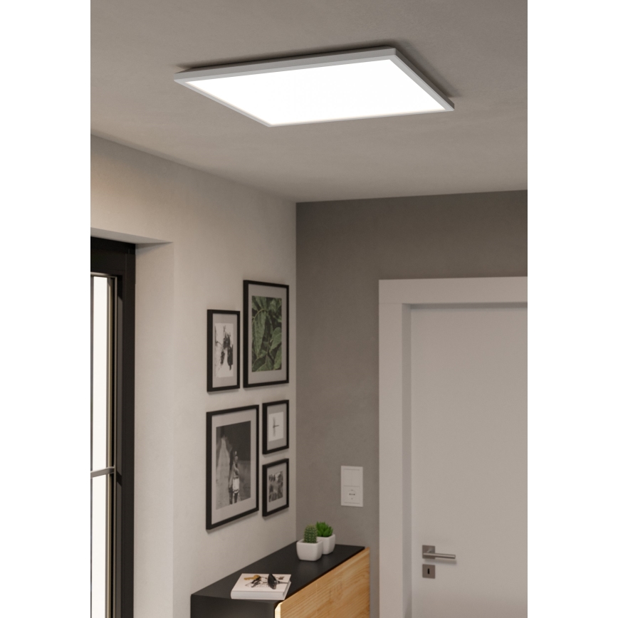 Eglo - LED RGBW Dimmerabile per esterni soffitto chiaro LED/17W/230V 2700-6500K 50x50 cm IP44 bianco ZigBee